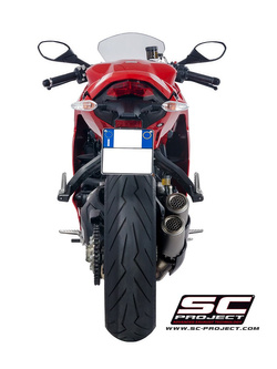 Tłumik SC-Project Twin CR-T Titanium (Slip on) - Ducati Supersport 939 / S [17-21]