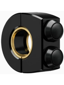 Przycisk do sterownika/ kontrolera Motogadget mo.Switch Plain czarny [średnica kierownicy: 22 mm/ 25,4 mm] [2 przyciski]