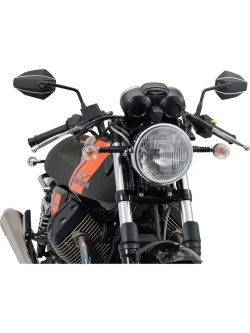 Lusterko motocyklowe Daytona D-Mirror-7 Type-K czarne, prawe