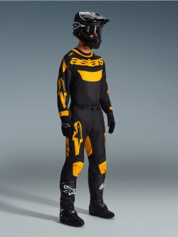 Spodnie cross Alpinestars MX Racer Riway czarno-żółte