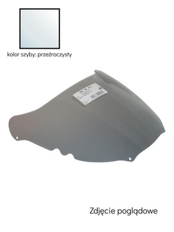 Szyba motocyklowa MRA Oryginalny kształt "O" Aprilia 125 Sport PRO / RC 60 / [92] przeźroczysta