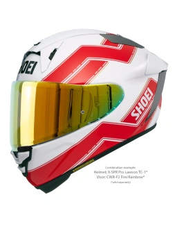 Kask integralny Shoei X-SPR PRO Lawson TC-1 czerwono-biały