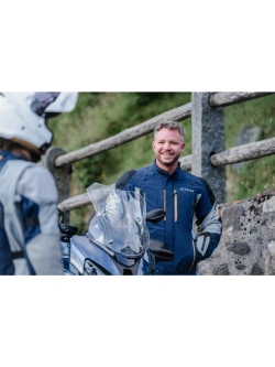 Kurtka motocyklowa tekstylna Klim Latitude niebieska