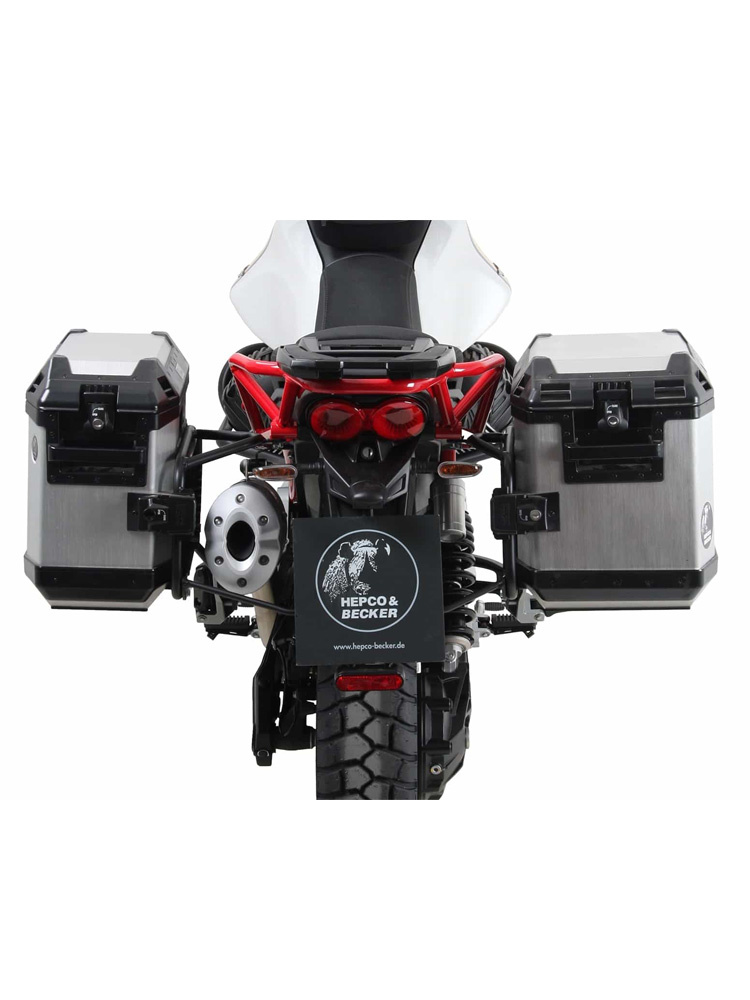 Stelaż kufrów bocznychHepco&Becker Moto Guzzi V85 TT (19-23) montowany na stałe