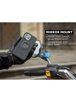 Zestaw na motocykl: etui na telefon iPhone 13 + wodoodporny pokrowiec + mocowanie Quad Lock 