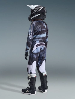 Spodnie cross dziecięce Alpinestars MX Fluid Lahnd czarno-szare-camo