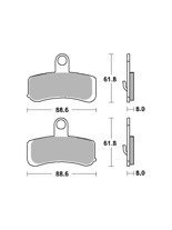 KLOCKI HAMULCOWE SBS 853 H.HS