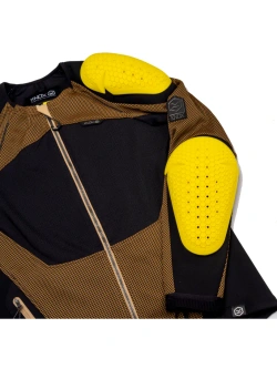 Koszula z ochraniaczami Knox Urbane Pro Move czarno-brązowa