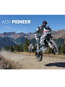 Kurtka motocyklowa tekstylna Klim Adventure Rally szaro-brązowa