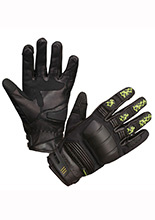 Rękawice motocyklowe Modeka Ennos czarno-fluo żółte