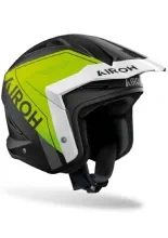 Kask otwarty Airoh Trr 2 Hunt czarno-biały-fluo matowy