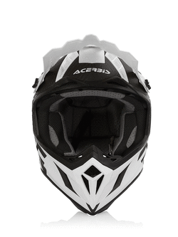 Kask enduro Acerbis Steel Carbon biało-czarny
