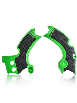 Osłony ramy Acerbis X-Grip Kawasaki KX 250 4T (20)/ 250 F (15-19) czarno-zielone
