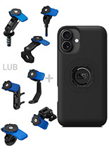 Zestaw na motocykl: etui na telefon iPhone 16 Plus + mocowanie Quad Lock