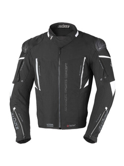 Kurtka motocyklowa tekstylna Büse Rocca czarno-biała