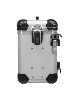 Kufer boczny z anodowanego aluminium srebrny Touratech ZEGA Evo "And-S" (38L) lewy
