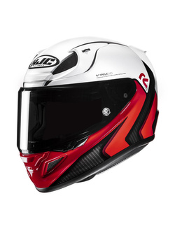 Kask integralny HJC RPHA 12 Kos czerwono-biały