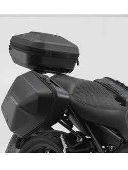 Zestaw: kufer centralny plastikowy Urban ABS + stelaż SW-MOTECH Suzuki SV650 ABS WCX0/WCX1 (15-)/ SV 650 X (18-25) [pojemność 16-29 L ]