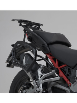 Zestaw: kufry boczne + stelaże PRO TRAX ADV SW-MOTECH 37/37 do motocykla Ducati Multistrada V4 / S / V4 Pikes Peak (20-)/ Rally (23-) [pojemność 2 x 37 L]
