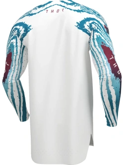 Bluza enduro Thor Sportmode Damascus biało-niebieska