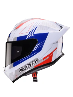 Kask integralny Caberg Roxter Colt biało-niebiesko-czerwony