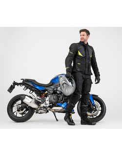 Kurtka motocyklowa tekstylna Shima Runner czarno-fluo