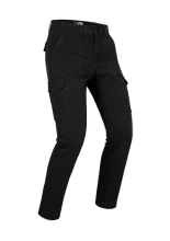 Jeansy motocyklowe PMJ Aviator Cargo, czarne