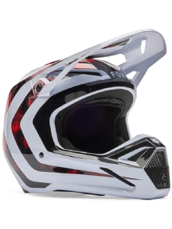 Kask enduro Fox V1 Kairos biało-czarno-czerwony