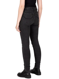 Jeansy motocyklowe damskie Knox Colton Skinny czarne