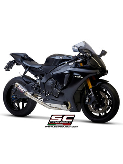 Tłumik SC-Project GP70-R Carbon / Titanium, Bez katalizatora (Slip on) - Yamaha YZF R1 / R1M [15-16]
