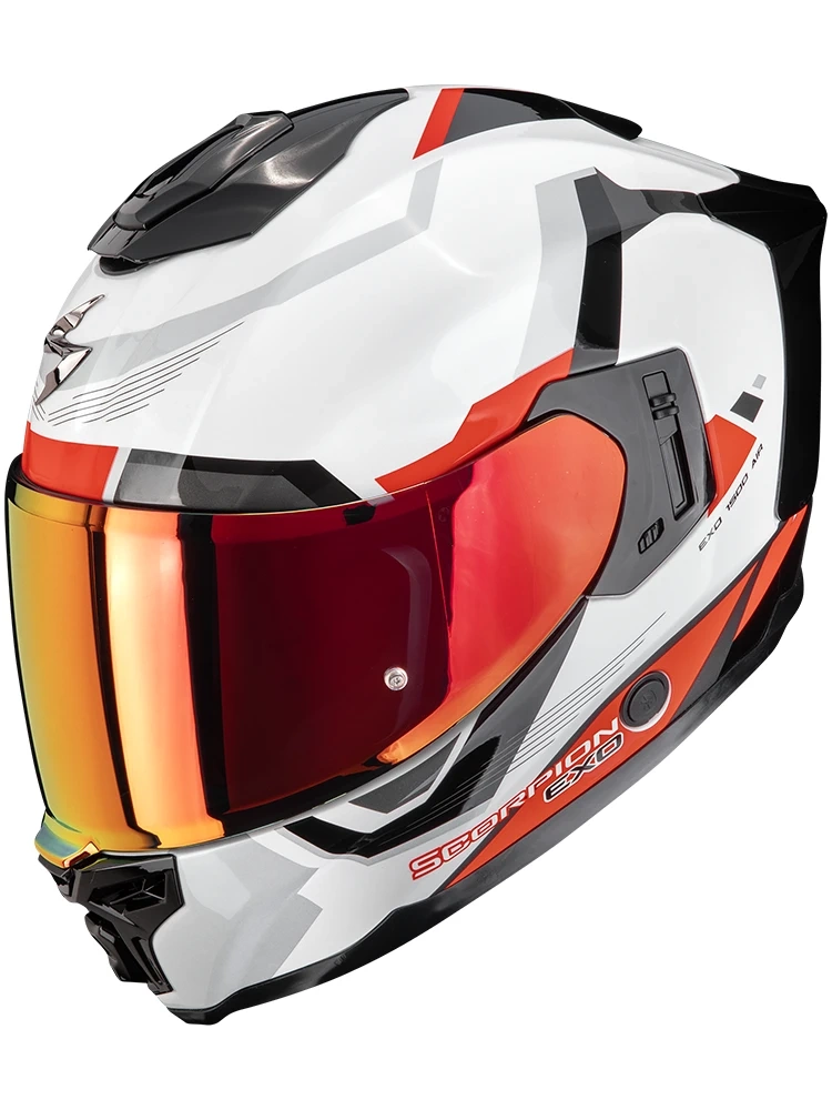 Kask integralny Scorpion EXO-1500 AIR Arena biało-czerwony