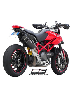 Tłumik owalny SC-Project do Ducati HYPERMOTARD 1100 EVO / SP [07-12]