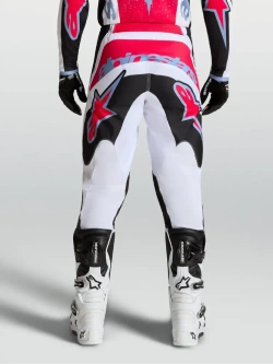 Spodnie cross Alpinestars MX Fluid Drag czarno-biało-niebieskie