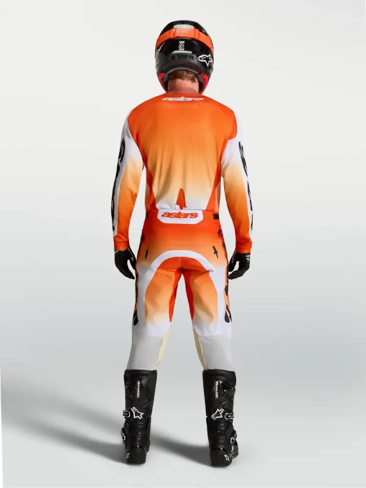 Bluza cross Alpinestars MX Racer Amber biało-czarno-czerwona