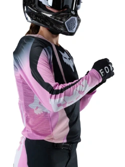 Bluza enduro damska FOX Flexair Thorn czarno-różowa