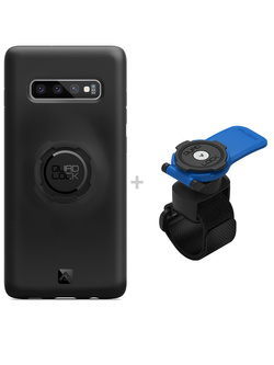Zestaw: etui na telefon Samsung Galaxy S10+ + uchwyt Quad Lock montowany za pomocą paska z szybkozłączką