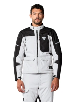 Kurtka motocyklowa tekstylna REV’IT! Convergent H2O szaro-czarna