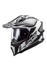 Kask integralny LS2 MX701 Explorer HPFC Alter matowy czarno-biały