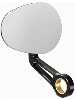 Lusterko motocyklowe uniwersalne Motogadget Mo.view Club aluminiowe, czarne [długość ramienia: 130 mm]