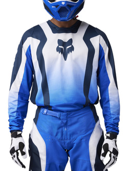 Bluza enduro Fox 180 Lean czarno-niebieska