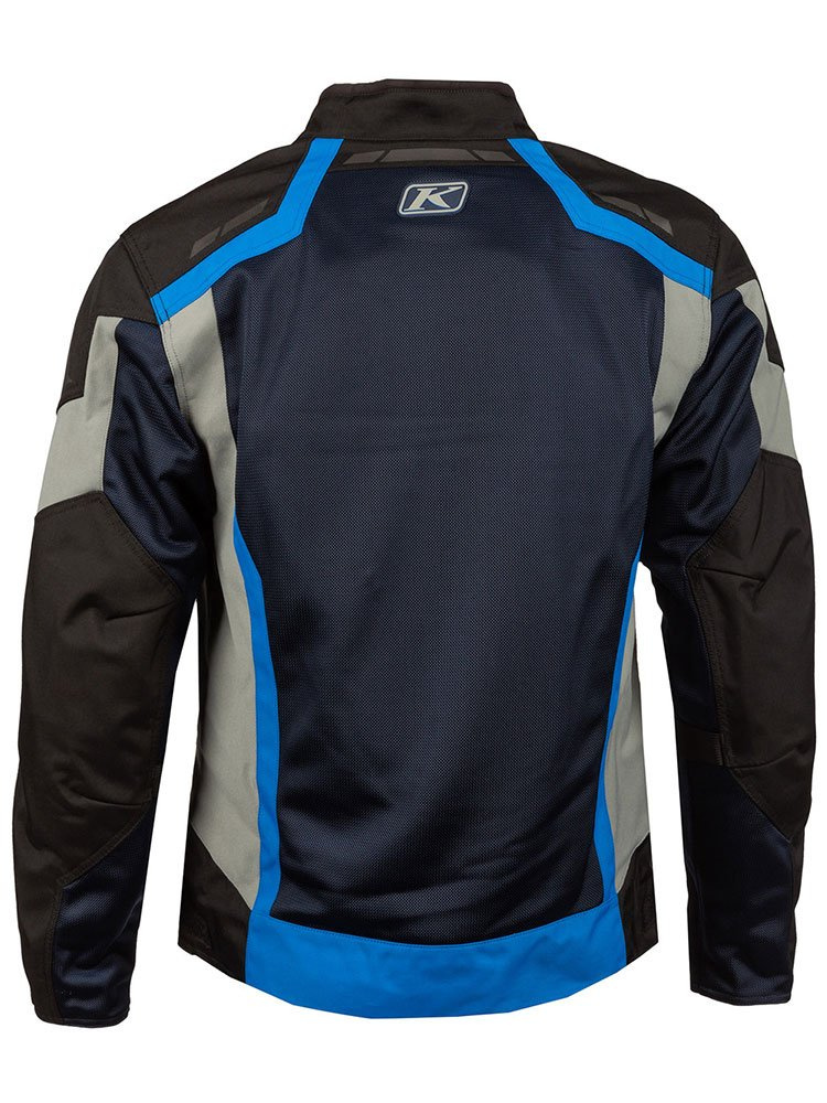 Kurtka motocyklowa tekstylna Klim Induction czarno-niebieska