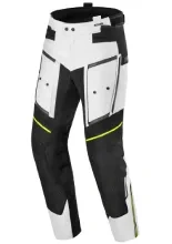 Spodnie motocyklowe tekstylne Shima Hero 3.0 szaro-fluo