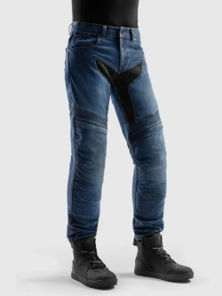 Jeansy motocyklowe Rebelhorn Eagle 4 Regular Fit niebieskie