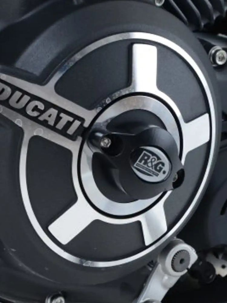 Slidery silnika R&G Racing do Ducati Scrambler (15-)/ Urban Enduro (15-17)/ Scrambler 1100 (18-)/Scrambler Street Classic (18-) czarne