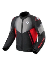 Kurtka motocyklowa tekstylna REV’IT! Control H2O czarno-czerwona