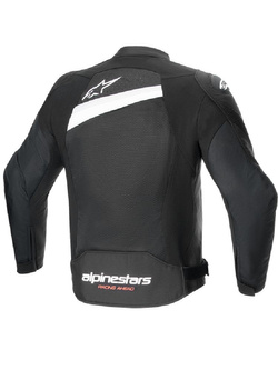 Kurtka motocyklowa tekstylna Alpinestars Airflow T-GP PLUS R V4 czarno-biała