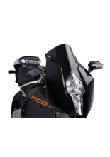 Szyba motocyklowa sportowa Puig Z-Racing KTM 1190 RC8 (08-10)/ R (09-15) czarna