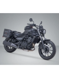 Zestaw sakw motocyklowych SideBag WP ze stelażami SW-Motech Kawasaki Eliminator 500 (23-) [poj.: 11l + 16l]