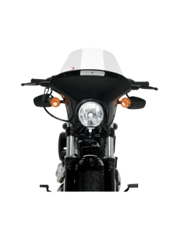Półowiewka motocyklowa turystyczna PUIG Batwing SML Harley Davidson Sportster Forty-Eight XL1200X (15-20) przeźroczysta