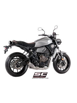 Pełny układ wydechowy 2-1, SC-Project CR-T Titanium - Yamaha XSR 700 [16-20]